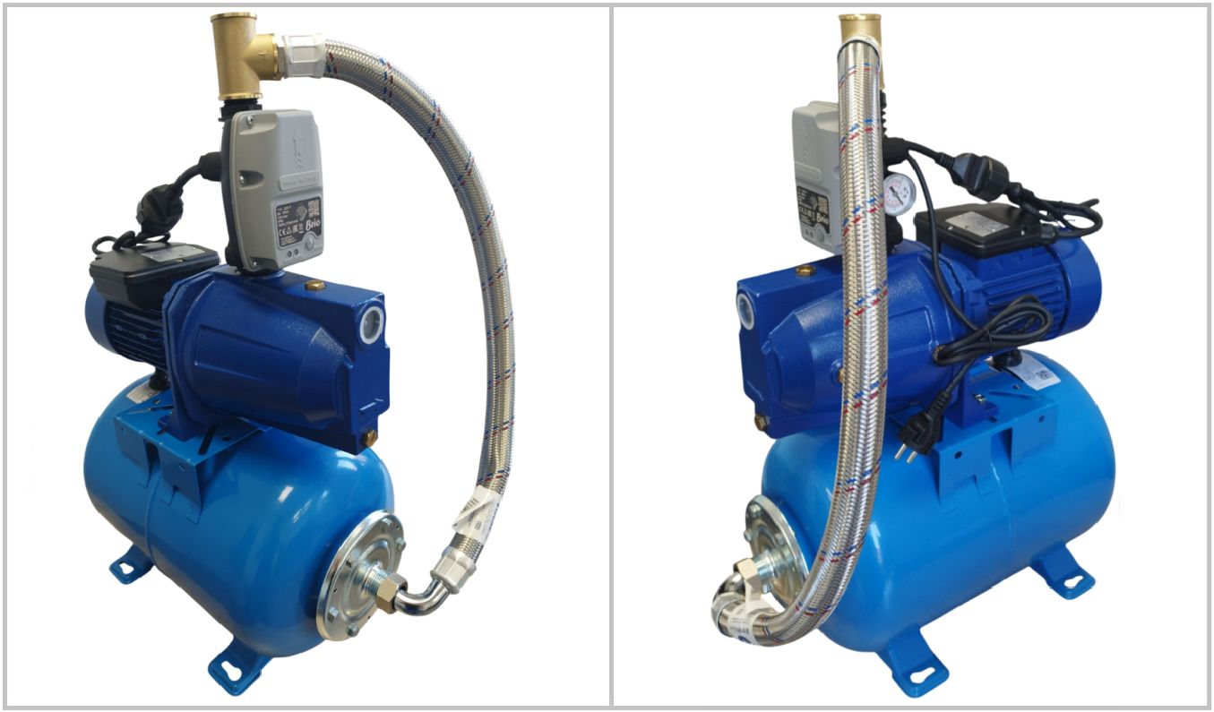 Electronic Water Pressure Booster 1100W 1.5Hp with Brio 2000-M & 24Lt Tank | JM15 Plus Electronic Water Pressure Booster 1100W 1.5Hp with Brio 2000-M & 24Lt Tank | JM15 Plus